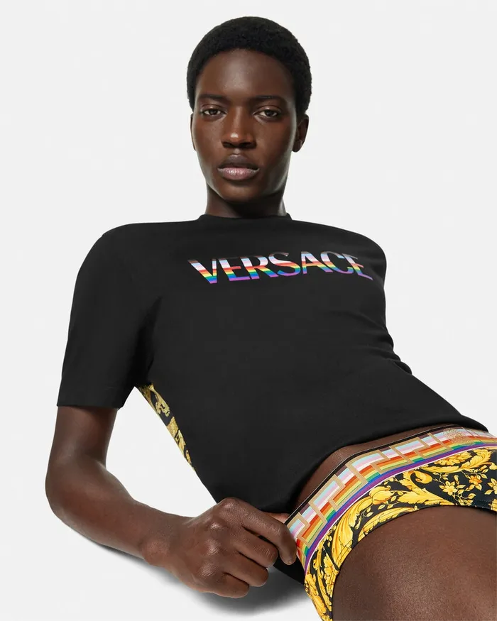 Swimwear Men Versace Pride Barocco Swim Briefs Blackprint