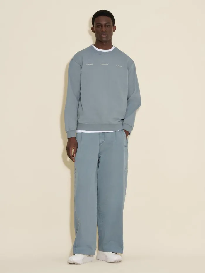 Tshirts and Sweats Men Holzweiler Duke National Crew Blue
