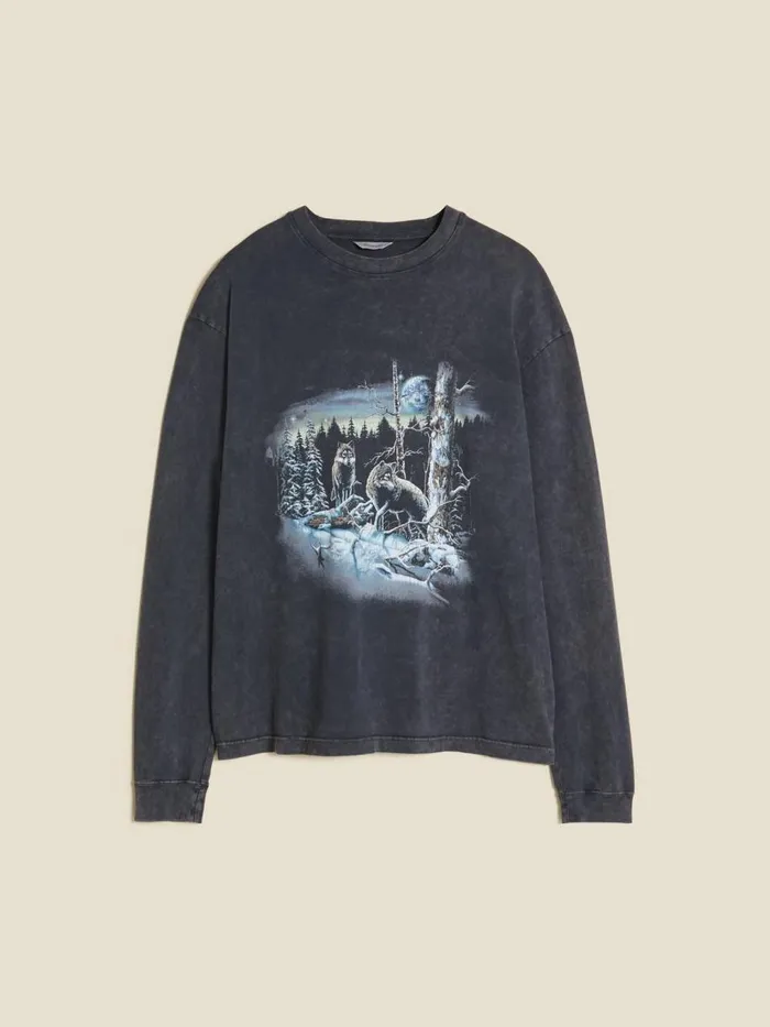 Tshirts and Sweats Men Holzweiler Ranger National LS Grey