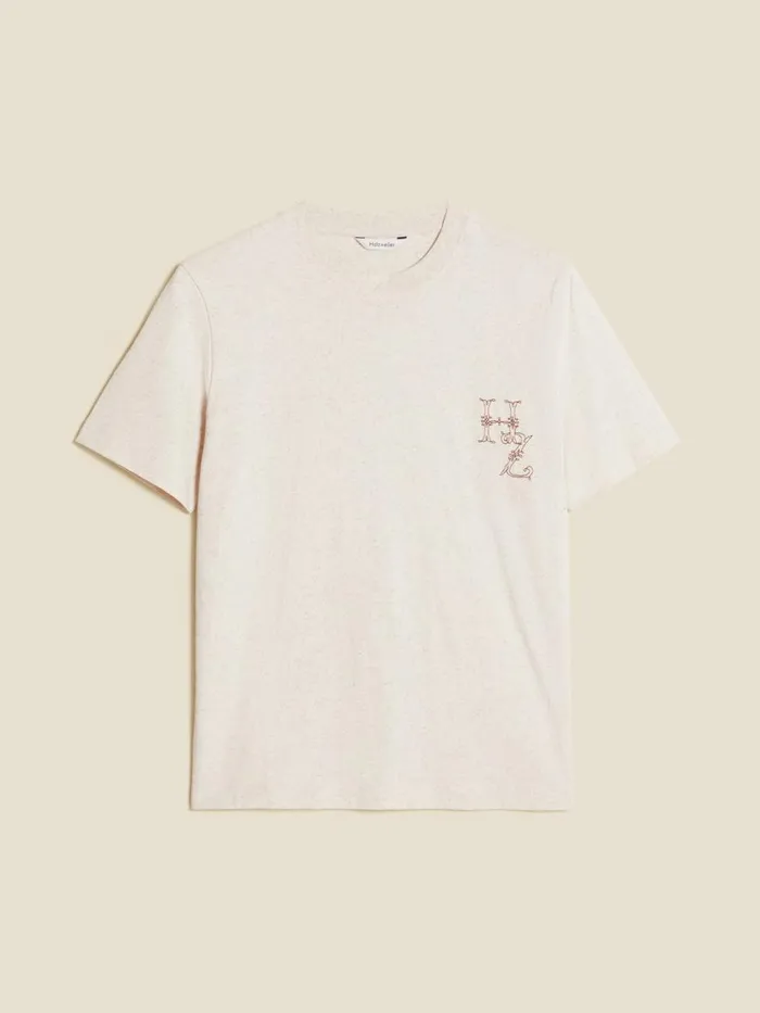 Tshirts and Sweats Women Holzweiler Kjerag Logos Tee Sand Mix