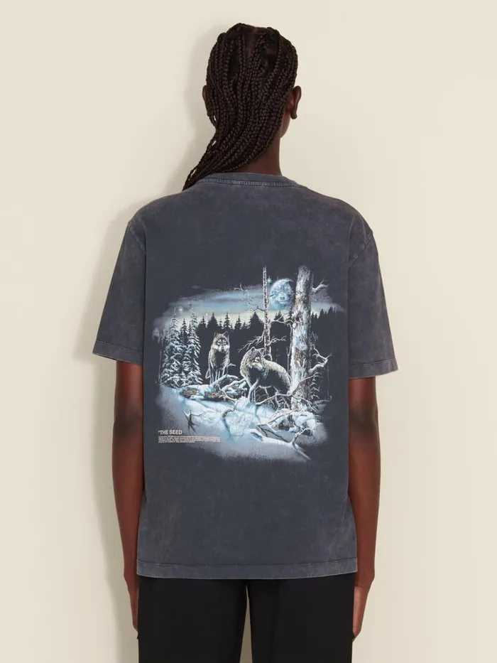 Tshirts and Sweats Women Holzweiler Kjerag National Tee Grey