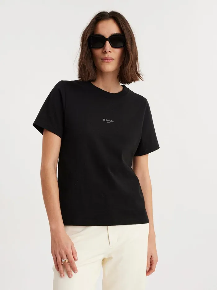 Tshirts and Sweats Women Holzweiler Penny Oslo Tee Black