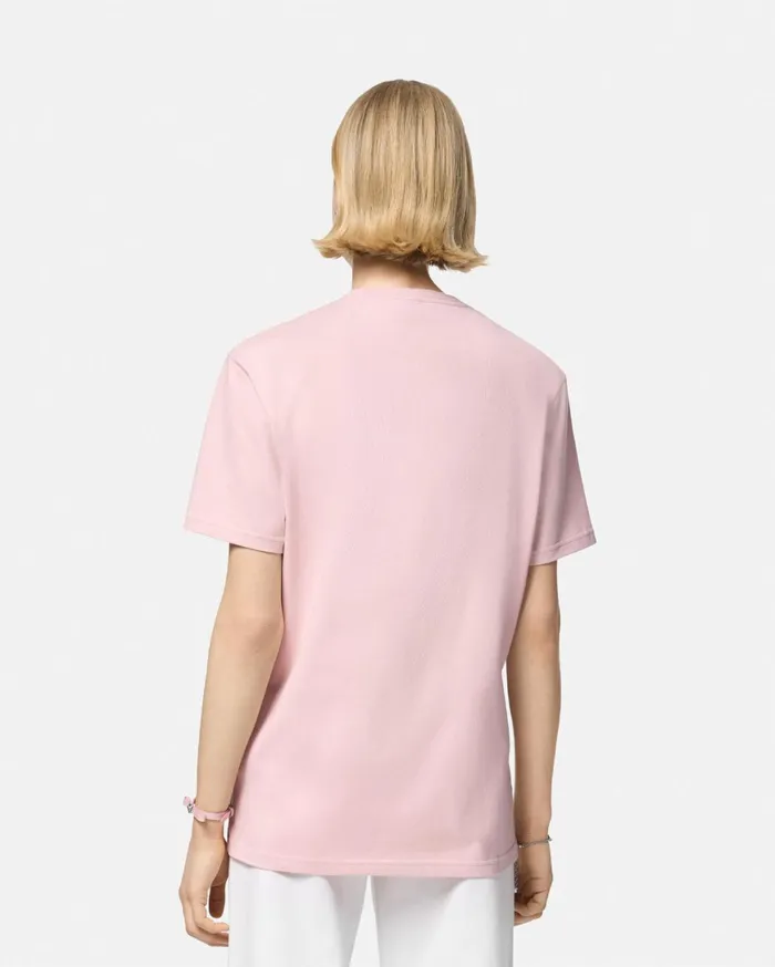 TShirts and Sweatshirts Women Versace Medusa Oversized TShirt Light Pink