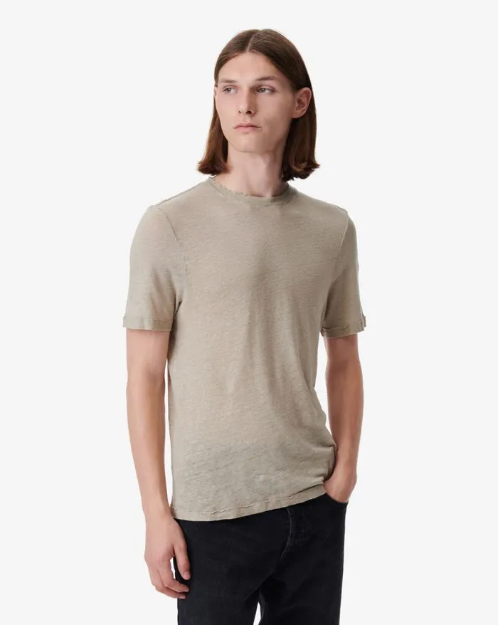 Tshirts Men IRO ARESO ROUNDNECK LINEN TSHIRT