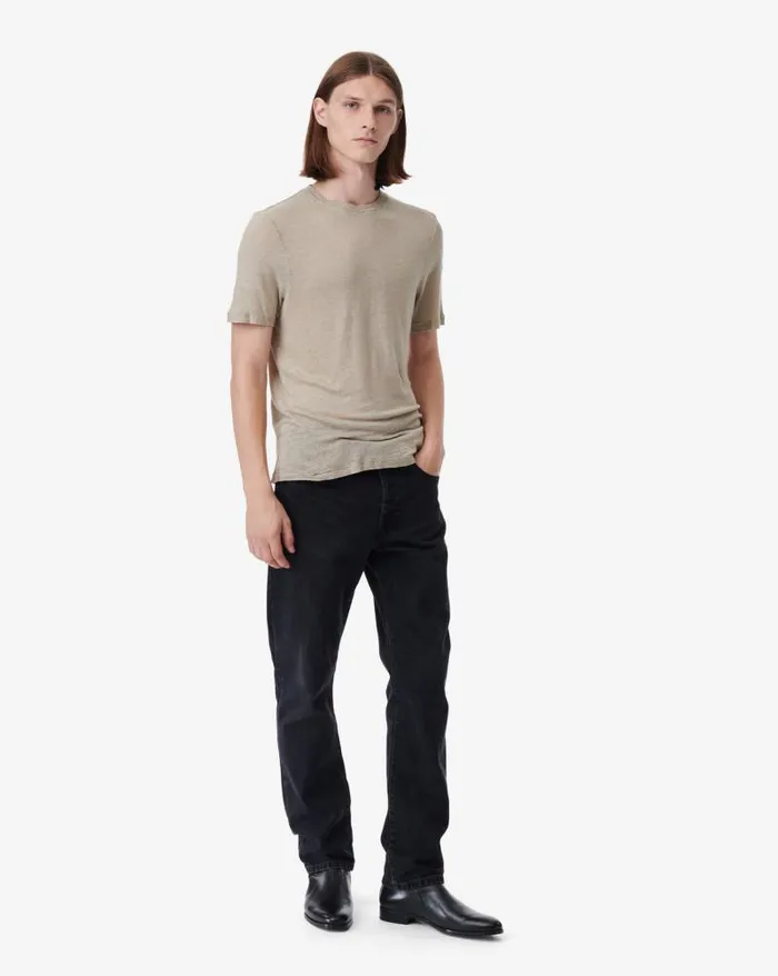 Tshirts Men IRO ARESO ROUNDNECK LINEN TSHIRT