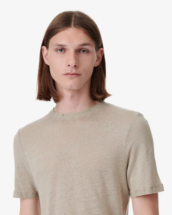 Tshirts Men IRO ARESO ROUNDNECK LINEN TSHIRT