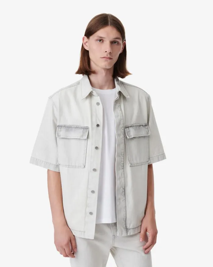Tshirts Men IRO IVERA WASHED DENIM SHIRT
