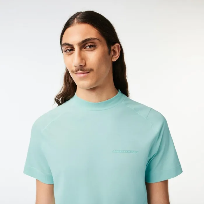 TShirts Men Lacoste Mens Slim Fit Organic Cotton Piqu TShirt Mint Lgf