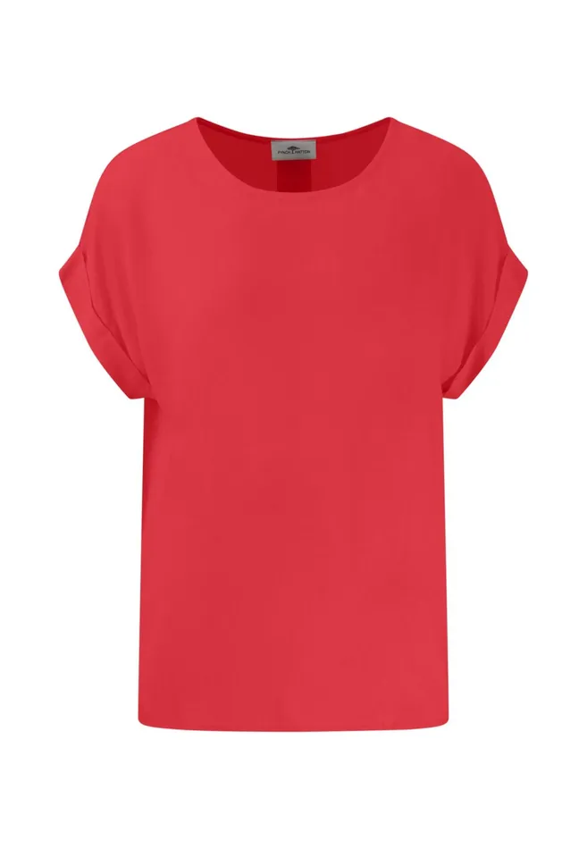 Tshirts Women FYNCHHATTON Short Arm Blouse With A Circular Neckline Summer Redfresh Roselight Blue Tshirts Women FYNCHHATTON Short Arm Blouse With A Circular Neckline Summer Redfresh Roselight Blue