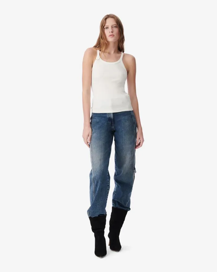 Tshirts Women IRO PALISSO RIBBED TANK TOP