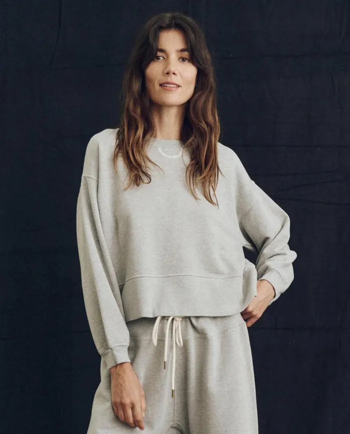 Tees and Sweats The Great The League Sweatshirt Lofty Heather Grey