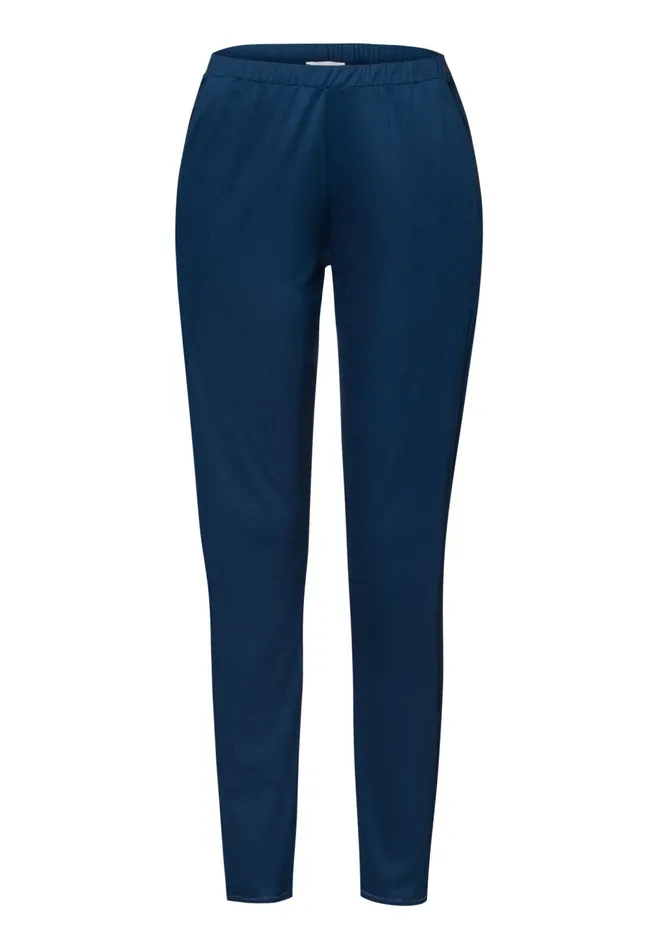 TENCEL And Silk Knit Pant Mystic Blue Women HANRO Pajama Bottoms