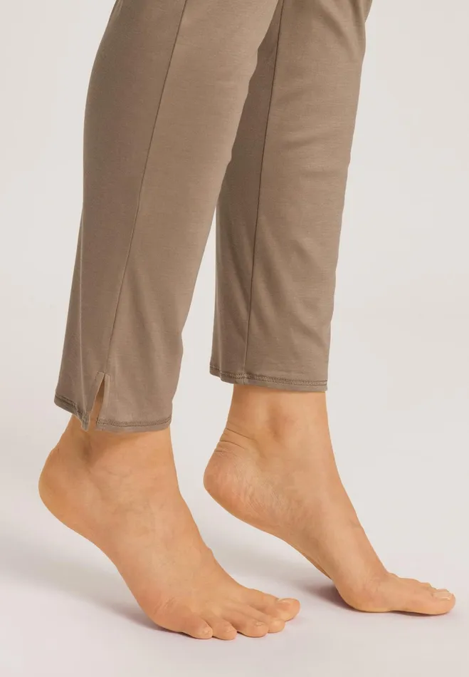 TENCEL And Silk Knit Pant Taupe Women HANRO Pajama Bottoms
