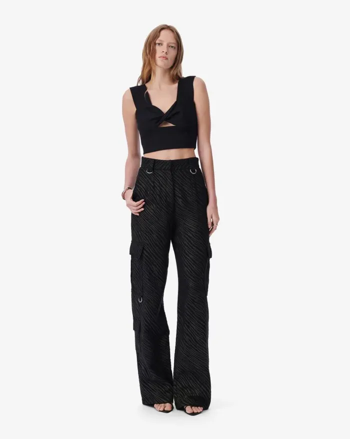 Tops and Shirts Women IRO AYISHA CROPPED CUTOUT TOP