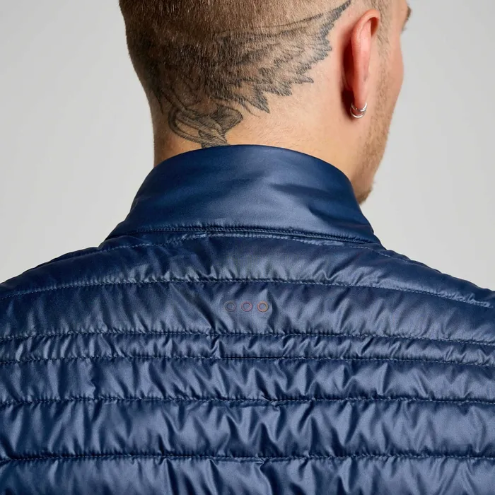 Tops Men8217s Hurricane Insulated Vest Navy 8211 Saucony Men Tops Men8217s Hurricane Insulated Vest Navy 8211 Saucony Men