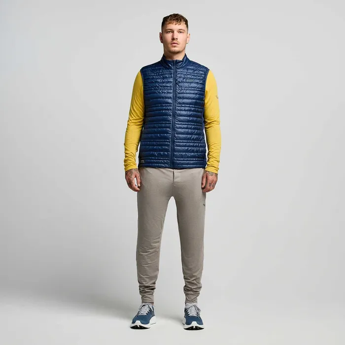 Tops Men8217s Hurricane Insulated Vest Navy 8211 Saucony Men Tops Men8217s Hurricane Insulated Vest Navy 8211 Saucony Men