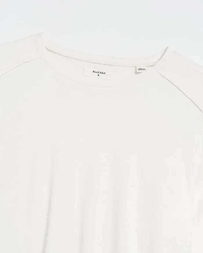 Tops Women Billy Reid Pleat Sleeve Knit Ivory