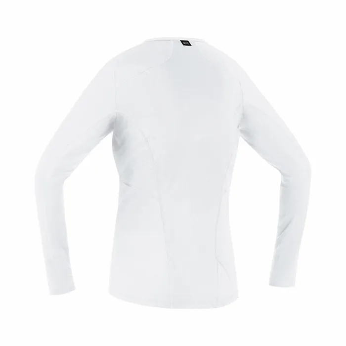 Tops Women GOREWEAR M Women Base Layer Long Sleeve Shirt White