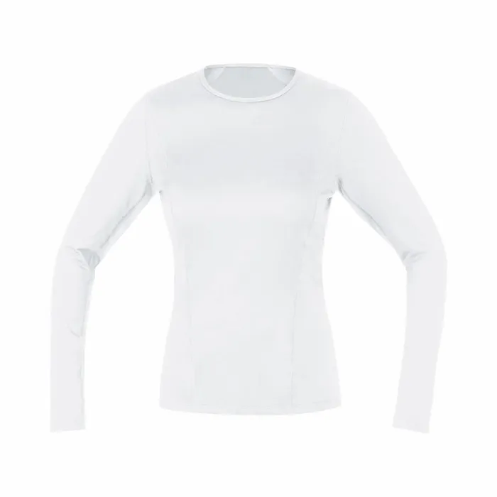 Tops Women GOREWEAR M Women Base Layer Long Sleeve Shirt White