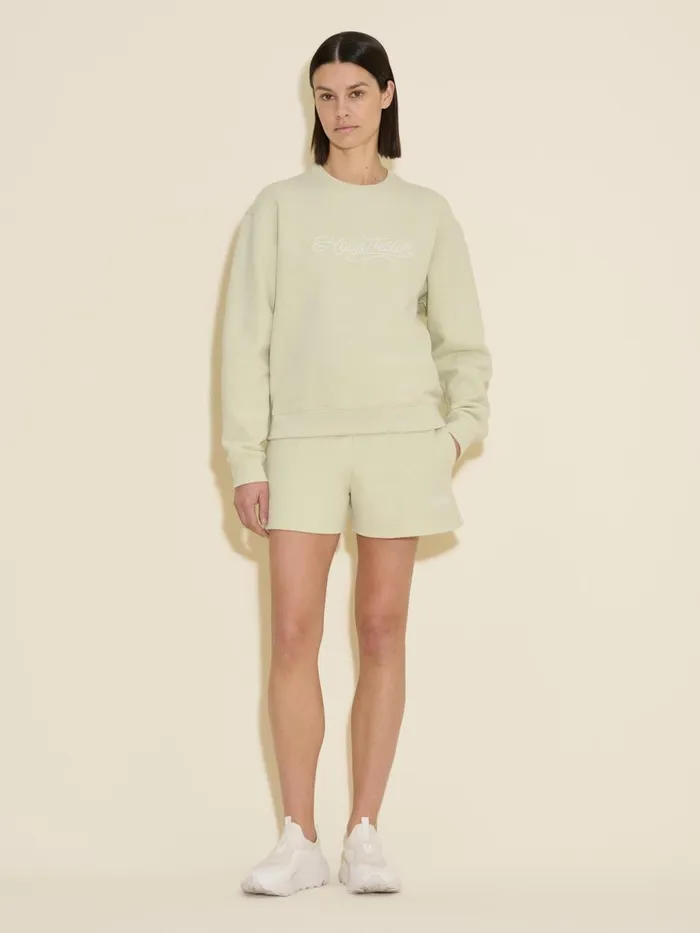 Trousers and Shorts Women Holzweiler Idle Embroidery Shorts Lt Green