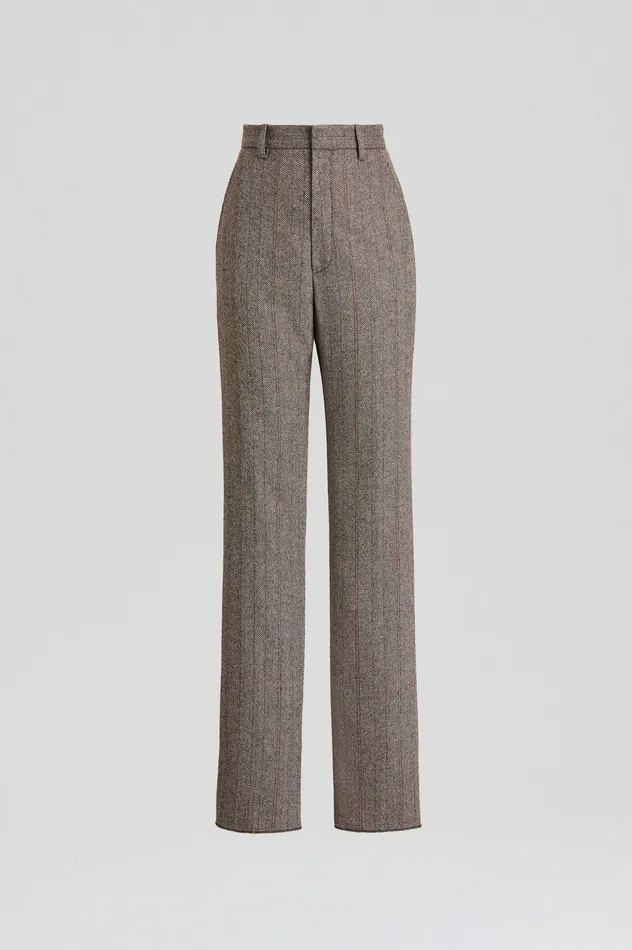 Trousers Women HERRINGBONE WEAVE TROUSER MORO Scanlan Theodore Trousers Women HERRINGBONE WEAVE TROUSER MORO Scanlan Theodore