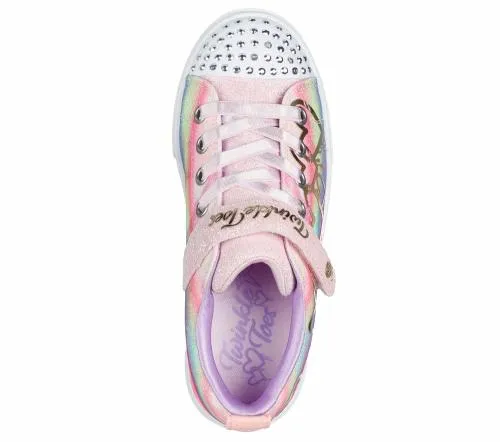 Twinkle Toes Twinkle Sparks 8211 Ombre Love Light Pink Kids SKECHERS Kids UK Sizes 9525