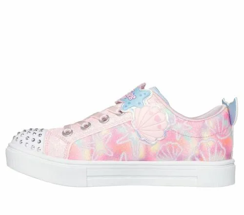 Twinkle Toes Twinkle Sparks 8211 Underwater Magic Light Pink Kids SKECHERS Kids UK Sizes 9525