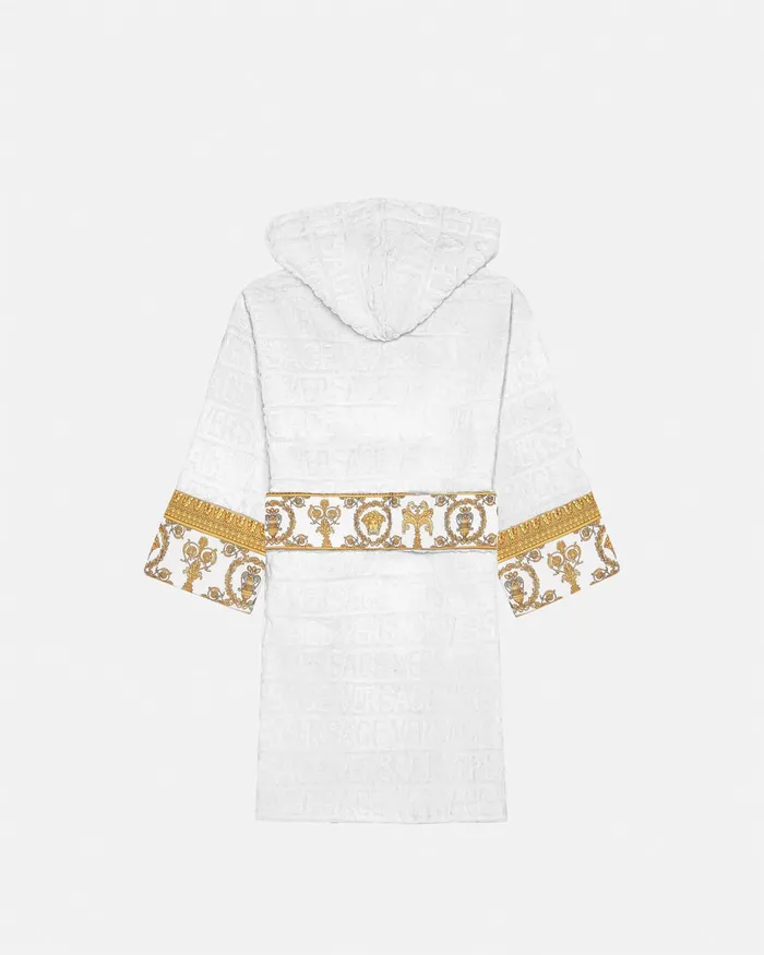 Underwear and Beachwear Kids Versace I Baroque Bathrobe White