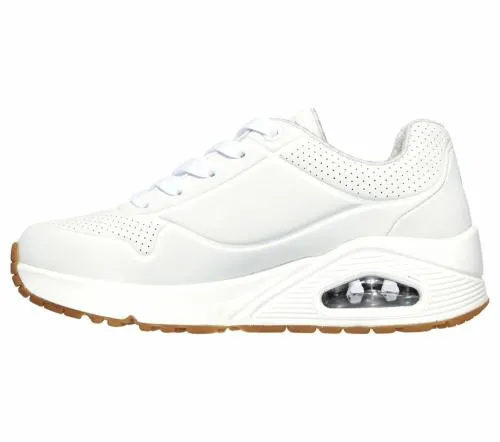 Uno 8211 Stand On Air White Kids SKECHERS Big Kids UK Sizes 36