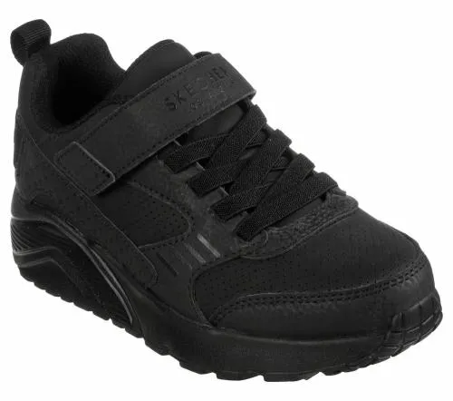 Uno Lite 8211 Donex Black Kids SKECHERS Kids UK Sizes 9525