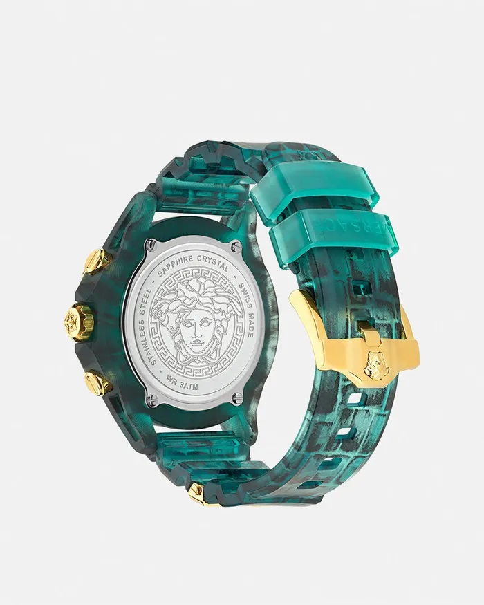 Watches WomenMen Versace Icon Active Watch Greengold