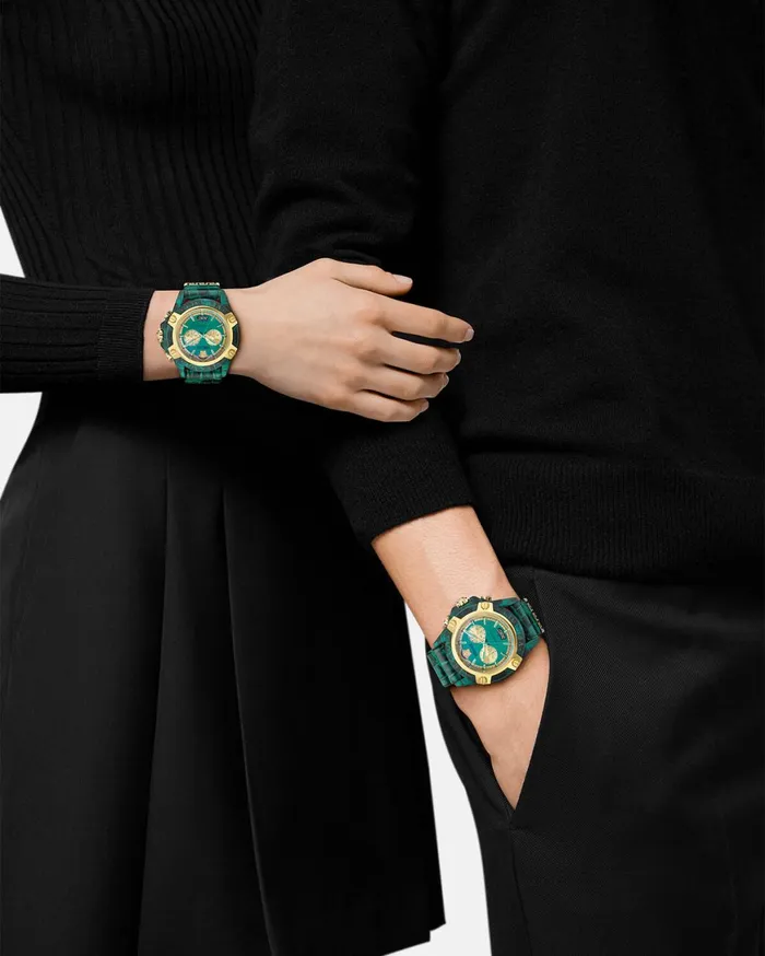 Watches WomenMen Versace Icon Active Watch Greengold