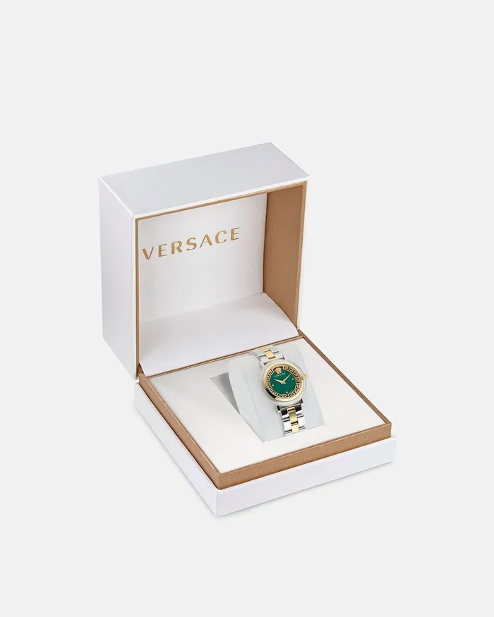 Watches Women Versace Greca Flourish Watch Silvergold