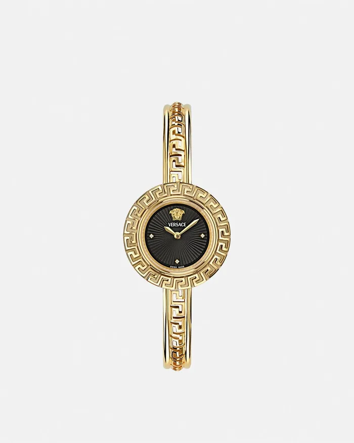 Watches Women Versace La Greca Watch Blackgold