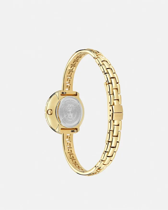 Watches Women Versace La Greca Watch Blackgold