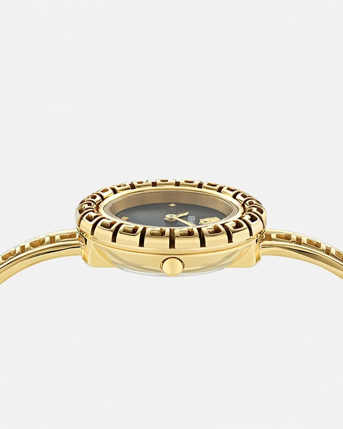 Watches Women Versace La Greca Watch Blackgold
