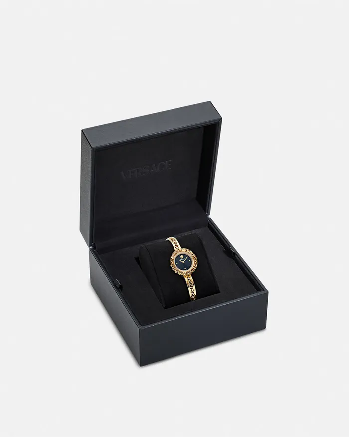 Watches Women Versace La Greca Watch Blackgold