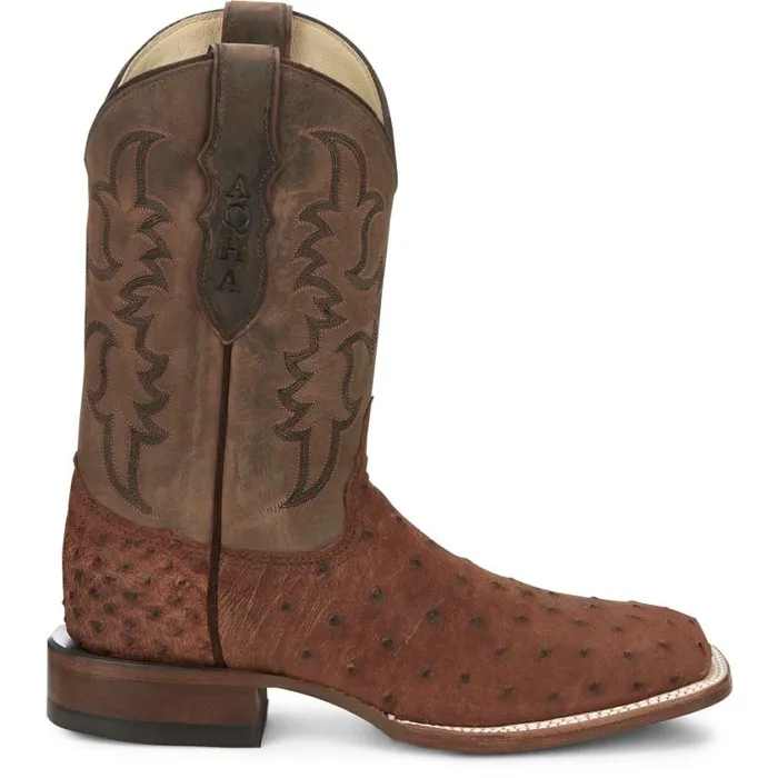 Western Men Justin Boots Belmont 11034 PullOn Western Boot Wild Brandy 040brown041