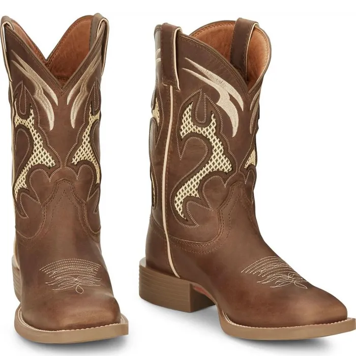 Western Men Justin Boots Octane 11034 Western Boot Cider 040brown041