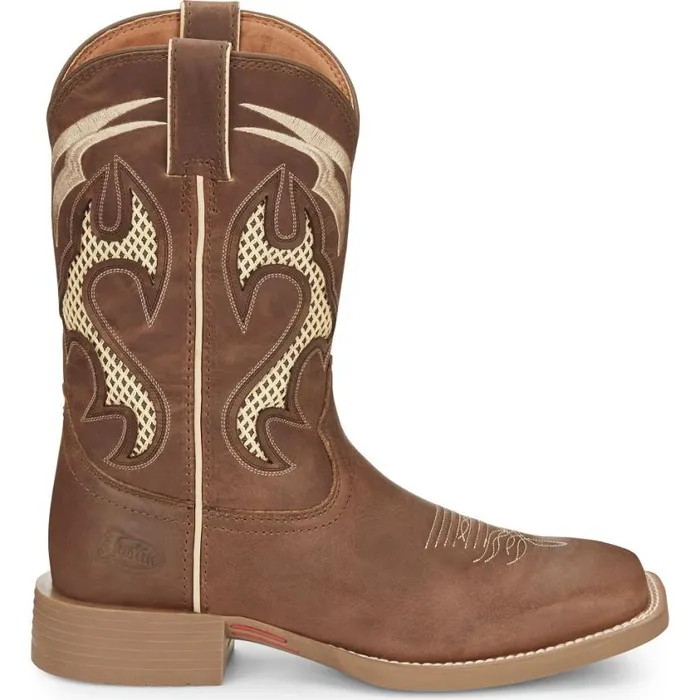 Western Men Justin Boots Octane 11034 Western Boot Cider 040brown041