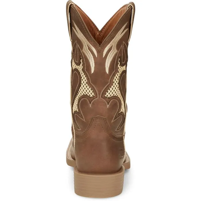 Western Men Justin Boots Octane 11034 Western Boot Cider 040brown041