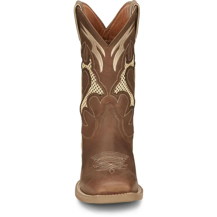 Western Men Justin Boots Octane 11034 Western Boot Cider 040brown041