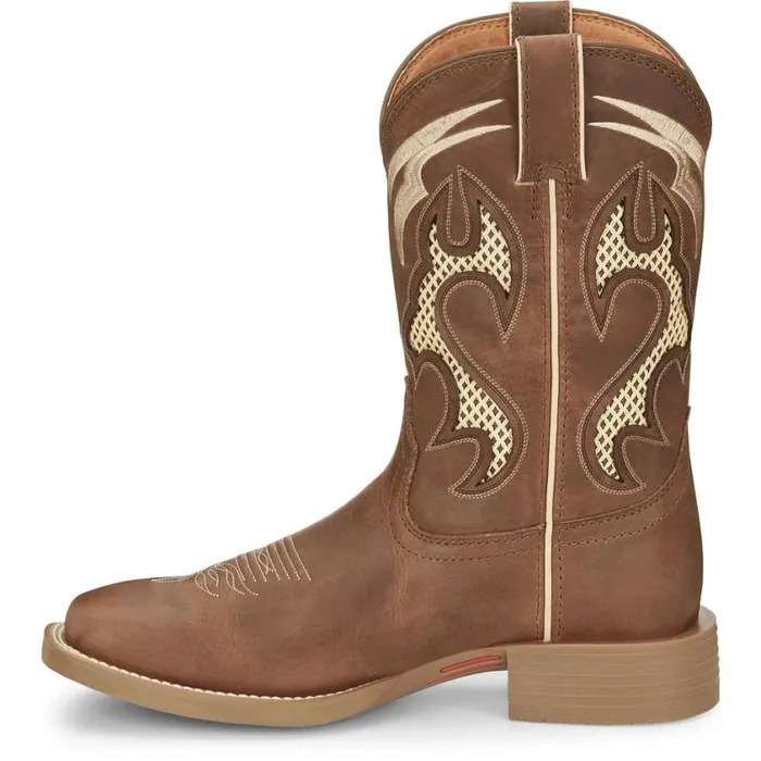 Western Men Justin Boots Octane 11034 Western Boot Cider 040brown041