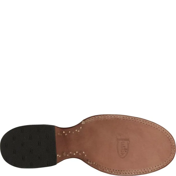 Western Men Justin Boots Wayne 11034 Western Boot Chocolate Fargo 040brown041