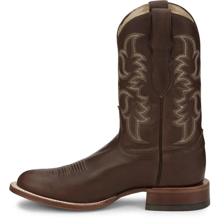 Western Men Justin Boots Wayne 11034 Western Boot Chocolate Fargo 040brown041