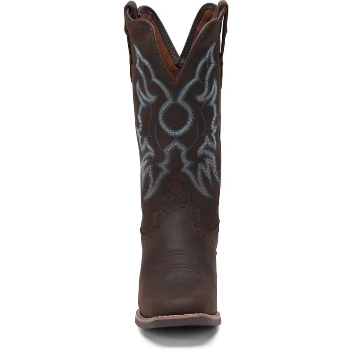 Western Women Justin Boots Brandy Dark Brown 040brown041