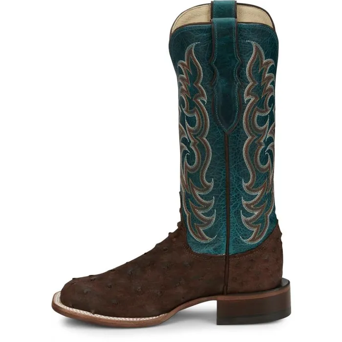 Western Women Justin Boots Cowgal 13034 PullOn Western Boot Wild Cigar 040brown041