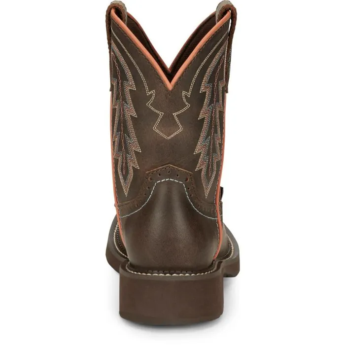 Western Women Justin Boots Lyla 8034 Western Boot Brown