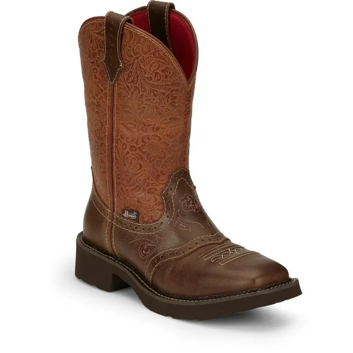 Western Women Justin Boots Starlina 11034 Western Boot Tan
