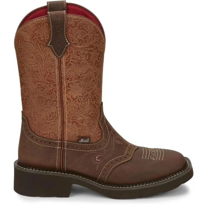 Western Women Justin Boots Starlina 11034 Western Boot Tan